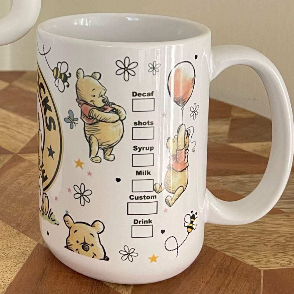 New Winnie the Pooh mug 15 oz Ceramic 15oz mugs NWT Hand Crafted - Picture 3 of 3